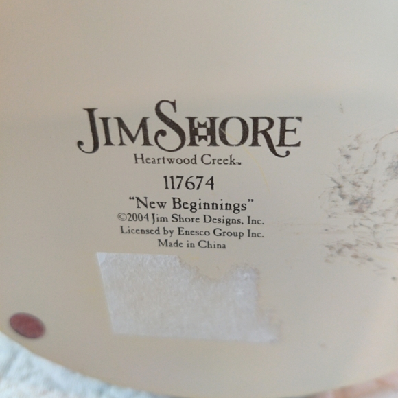 2004 JIM SHORE HEARTWOOD CREEK FOLK ART ANGEL "NEW BEGINNINGS" FIGURINE B117674 - Picture 7 of 9